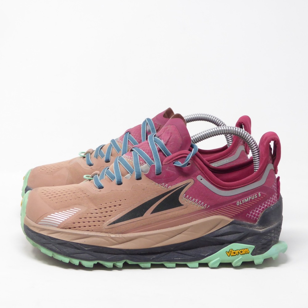 Altra Womens Olympus 5 Trail Running Shoes Brown Vibram Sneakers 8.5 - Picture 5 of 10